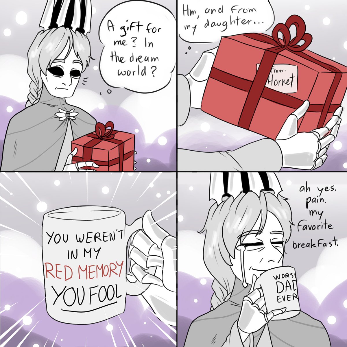 It was kinda funny how the only time Hornet talked about the Pale King was calling him a fool. Like he was Peregrin Took.

#hollowknight #hollowkinghtsilksong #hollowknightfanart