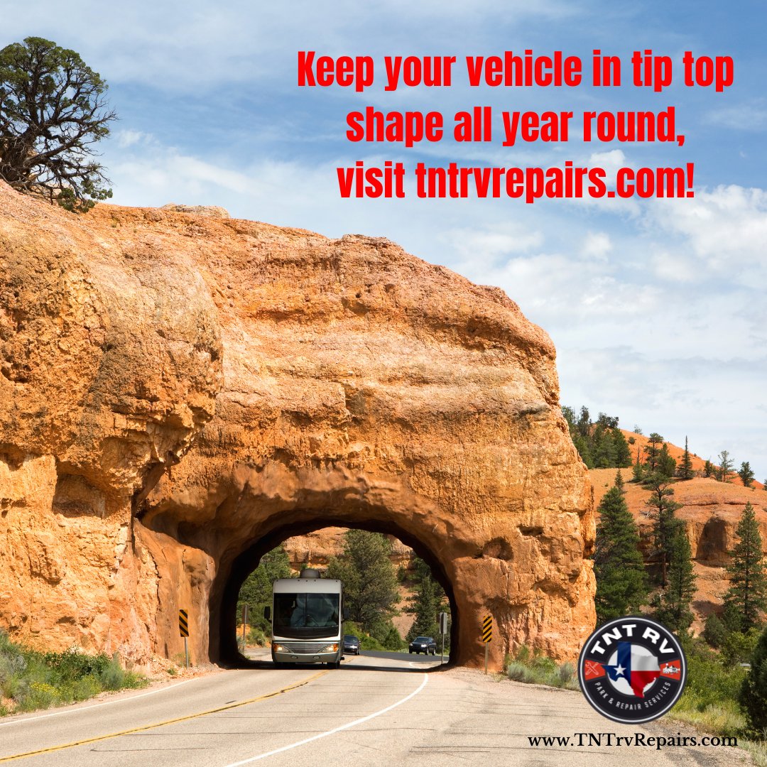 TntRvRepairs's tweet image. 🛠️🌄 Keep your RV running like new! TNT RV Repair offers fast, friendly, and reliable service wherever you’re parked. 🚐✨ Schedule now: TNTRVRepairs.com
 #RVLife #TNTRepair #MobileCare #TravelSmart