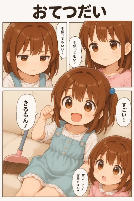今日の漫画:おてつだい 