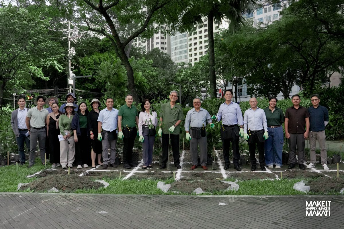 torlon_bush's tweet photo. JUST IN: The first Eco Patch in Makati has officially launched at Legazpi Active Park, made possible through the collaboration of Ayala Land, MACEA, and Make It Makati. π±
Visit to learn more: https://t.co/stkzc2rTVj
#EcoPatch #LegazpiActivePark #MakeItHappen #MakeItMakati https://t.co/CSgZz9WgVF