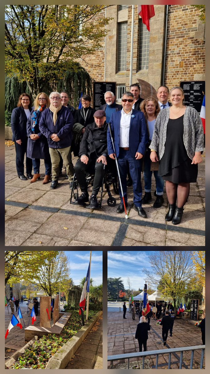 🇫🇷 11 novembre — Souvenir et fierté.
Hommage à celles et ceux qui ont combattu pour notre liberté. Transmettre le devoir de mémoire, surtout aux jeunes. Ne jamais oublier. 🙏
#11Novembre #Armistice #DevoirDeMémoire #SaintHerblain
#bleuetdeFrance