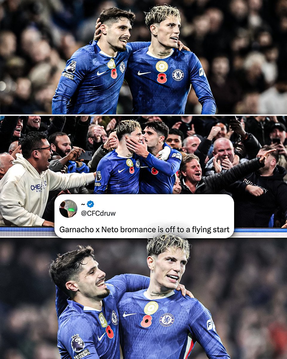 Pedro Neto and Alejando Garnacho’s bromance 🫂