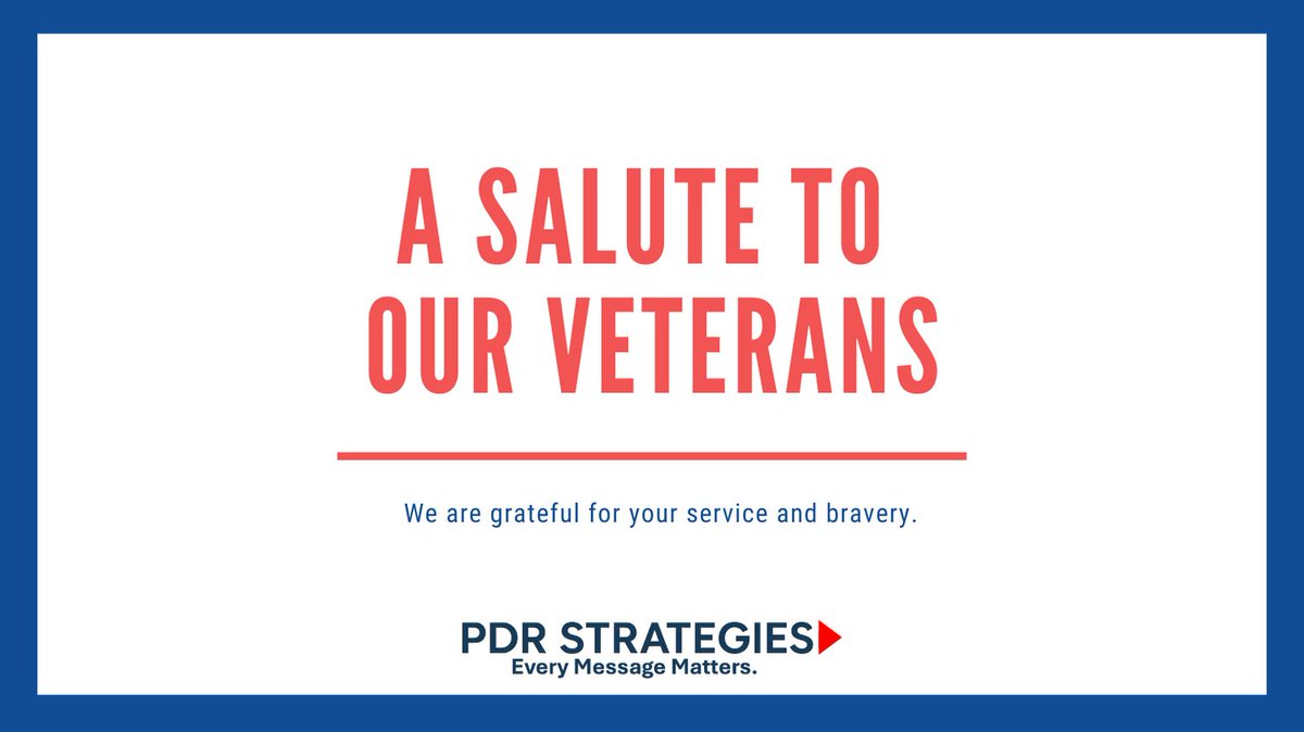 Veterans remind us that service is built on commitment, courage, and clear communication under pressure.

We honor those who’ve served and those who continue to lead with integrity in every message they deliver.

Thank you for your service.