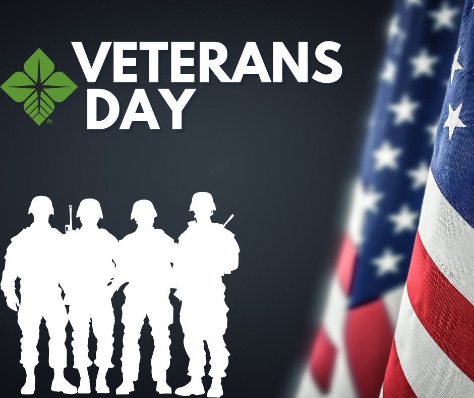 Honoring Our Heroes
Today, we pause to honor and thank the brave men and women who have served our country with courage, dedication, and sacrifice.
At River Valley AgCredit, we are deeply grateful for your service and the freedoms you’ve helped protect.  THANK YOU! 💙❤️