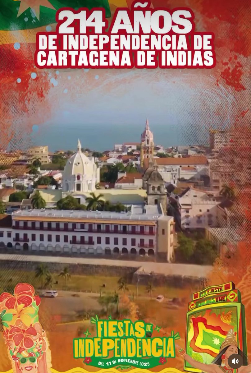 Hoy son 214 años del verdadero grito de independencia de la corona española y Cartagena sigue en pie luchando por la libertad y lasoportunidades, sigue siendo heroica y recuperando su brillo felices 214 años de independencia #SomosNuevoLiberalismo <a href="/juanmanuelgalan/">Juan Manuel Galán</a> <a href="/dumek_turbay/">Dumek Turbay Paz</a>