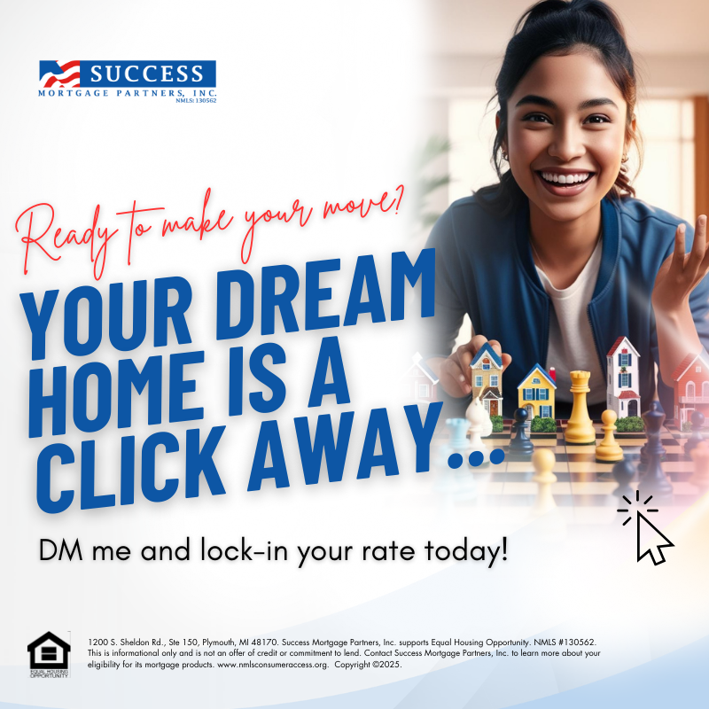success_mp's tweet image. Ready to make your move? 

Your dream home could be a click away. 

DM today and lock-in your rate.