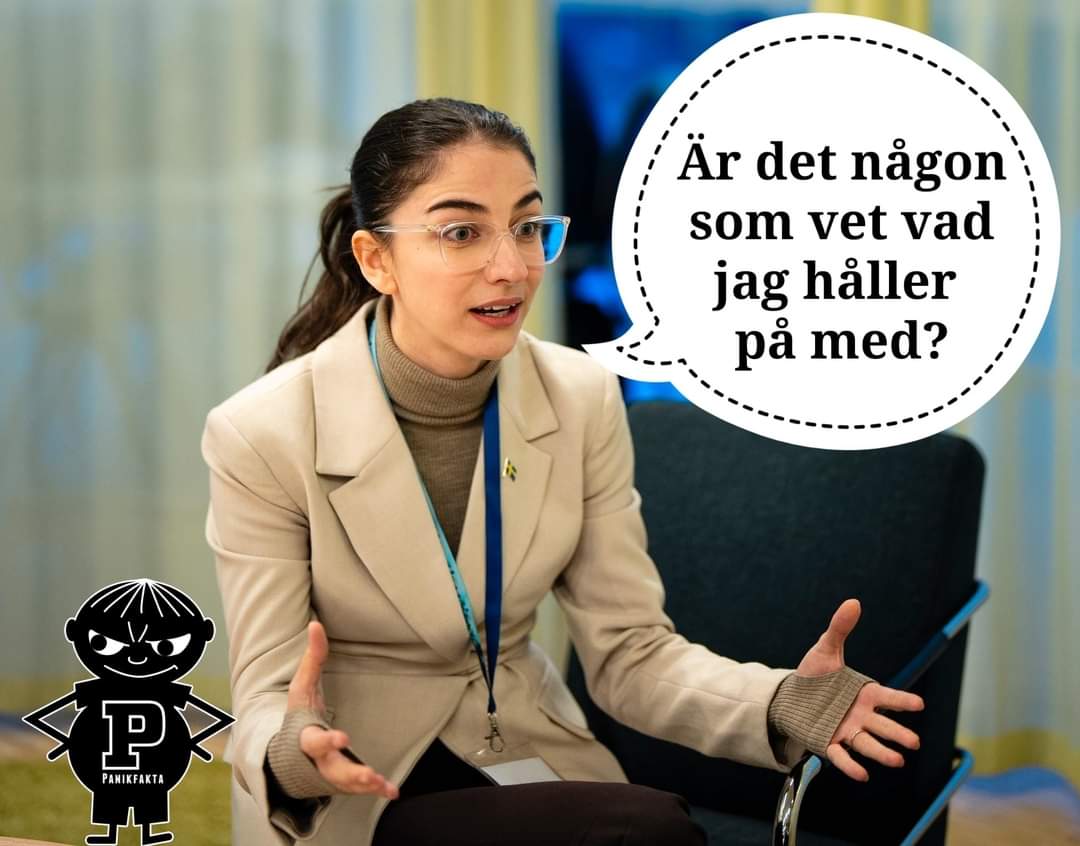 Smilthink's tweet image. Liberalerna gör massa saker som är svåra att förklara. Det säger klimatminister Romina Pourmokhtari (L) till SvD.