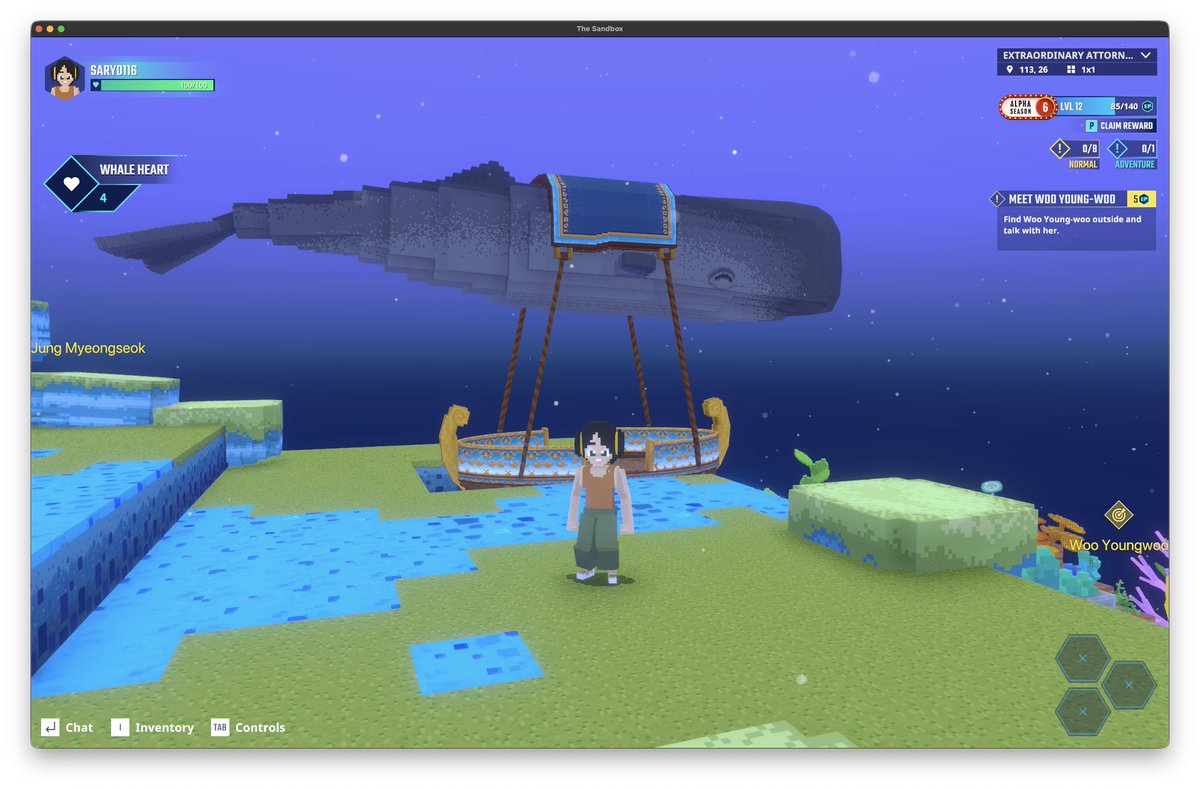 ejiring's tweet photo. Found the Sperm Whale Airship in @TheSandboxGame https://t.co/l00P66rEoK https://t.co/HawGEMpQWr