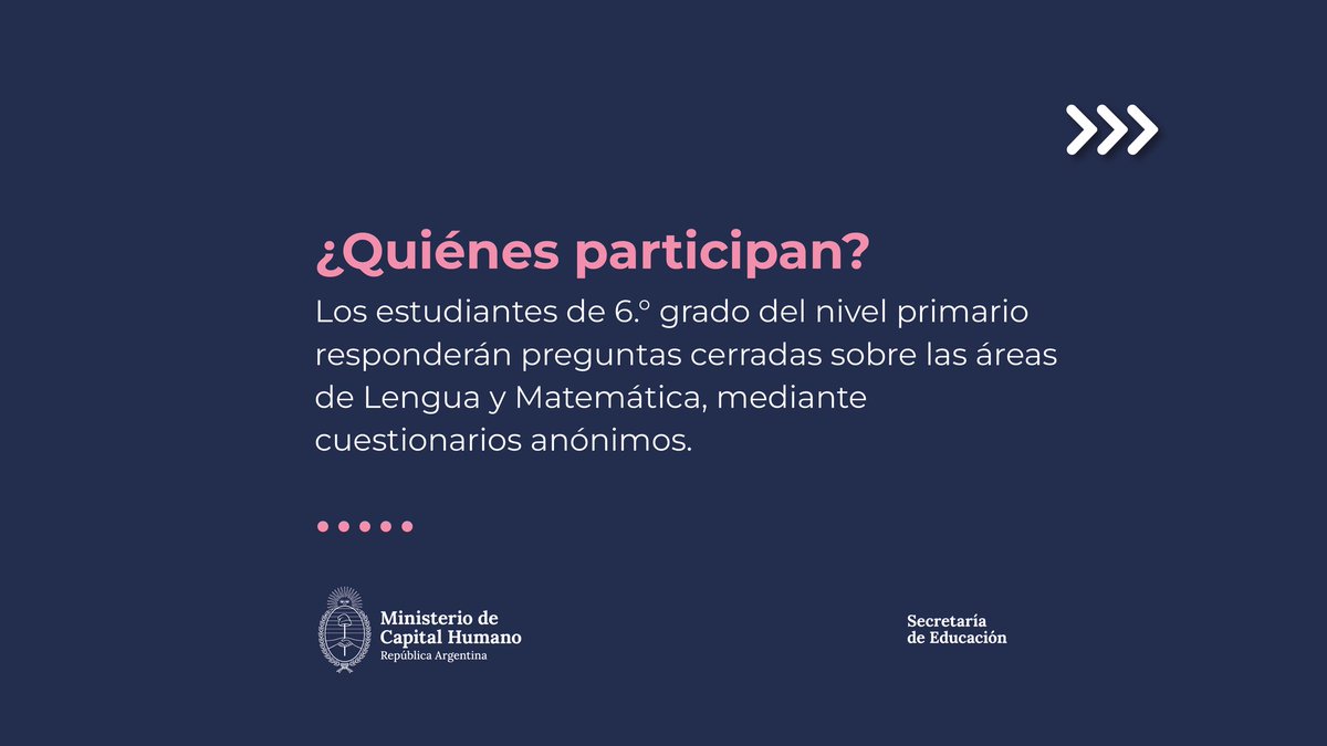 MinCapHum_Ar's tweet photo. Este miércoles, en una nueva edición de Aprender, los estudiantes de 6.º grado del nivel primario participarán de la evaluación que permitirá conocer los aprendizajes alcanzados en las áreas de Lengua y Matemática.

@JMilei https://t.co/cV3nC4L63U