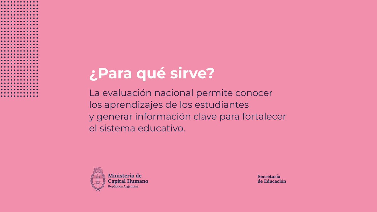 MinCapHum_Ar's tweet photo. Este miércoles, en una nueva edición de Aprender, los estudiantes de 6.º grado del nivel primario participarán de la evaluación que permitirá conocer los aprendizajes alcanzados en las áreas de Lengua y Matemática.

@JMilei https://t.co/cV3nC4L63U