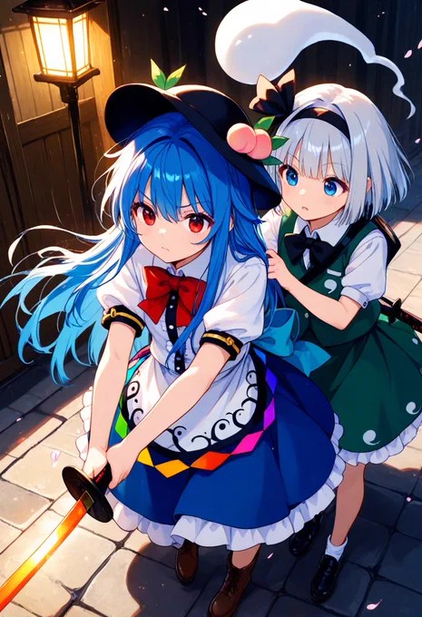 天子と妖夢