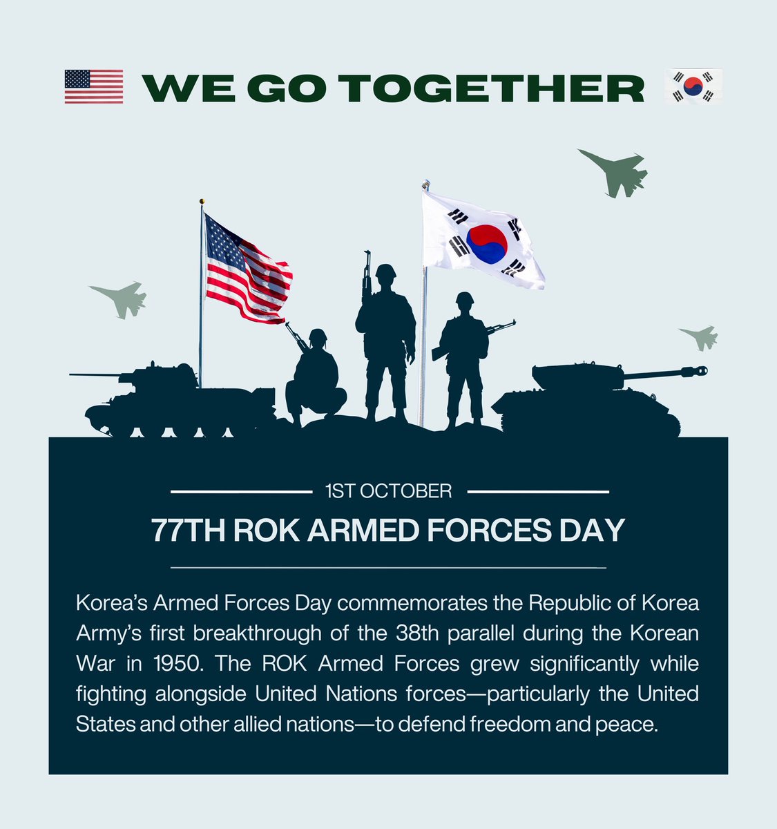 texaniowan's tweet image. #WeGoTogether #KoreaUSAlliance #한미동맹 #PeaceAndFreedom #TogetherForPeace