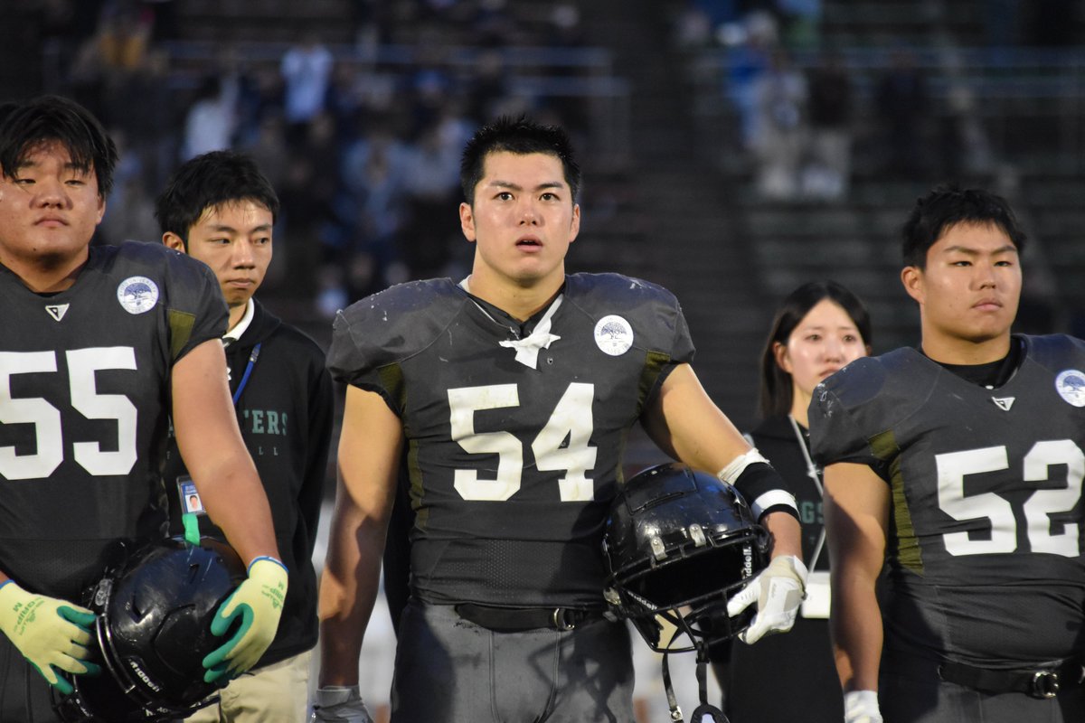 京大#54LB石田凜（4年､佼成学園） 高校までは野球。3年半でギャングの