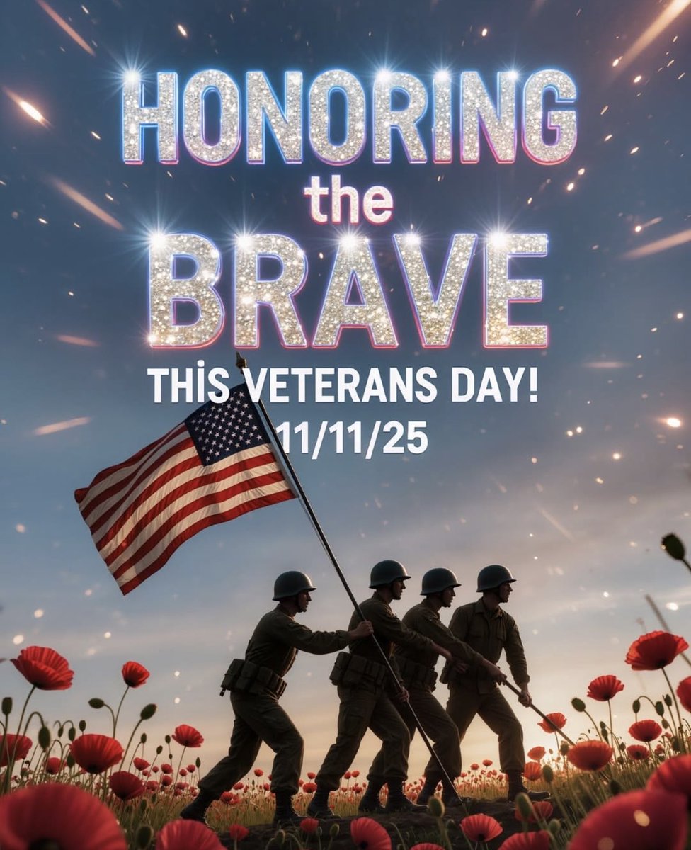 To all of the Veterans out there, Thank you so much for your service and sacrifices. 
Happy Veterans Day 🇺🇸 God Bless You 🙏