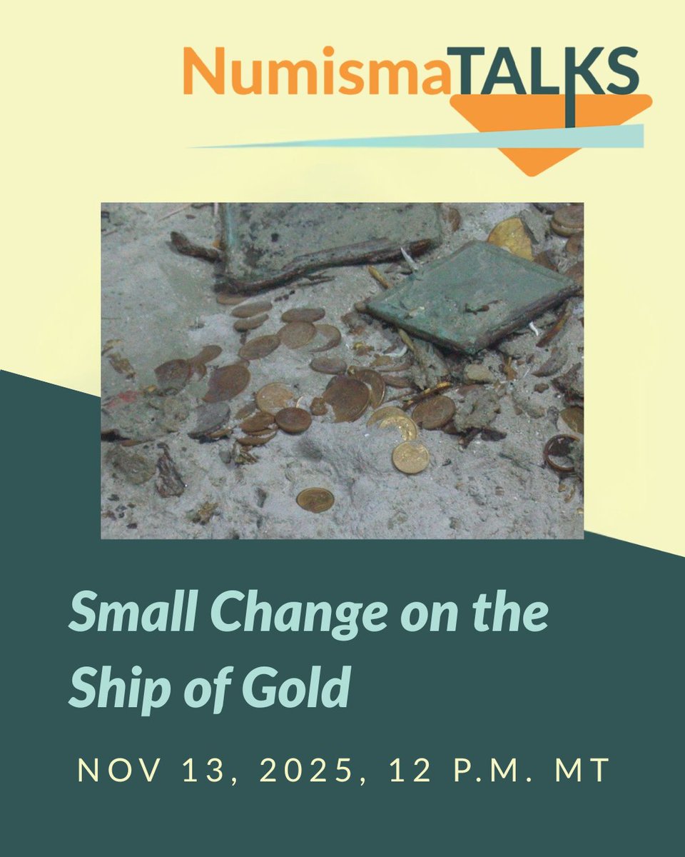 ANACoins's tweet image. 🚢💰 Next #NumismaTalks: Small Change on the Ship of Gold

✨ Discover the hidden stories beneath the waves—and the coins that bring history to life!

Register in advance: bit.ly/4p8qoH3

#Numismatics #CoinCollecting #SSCentralAmerica