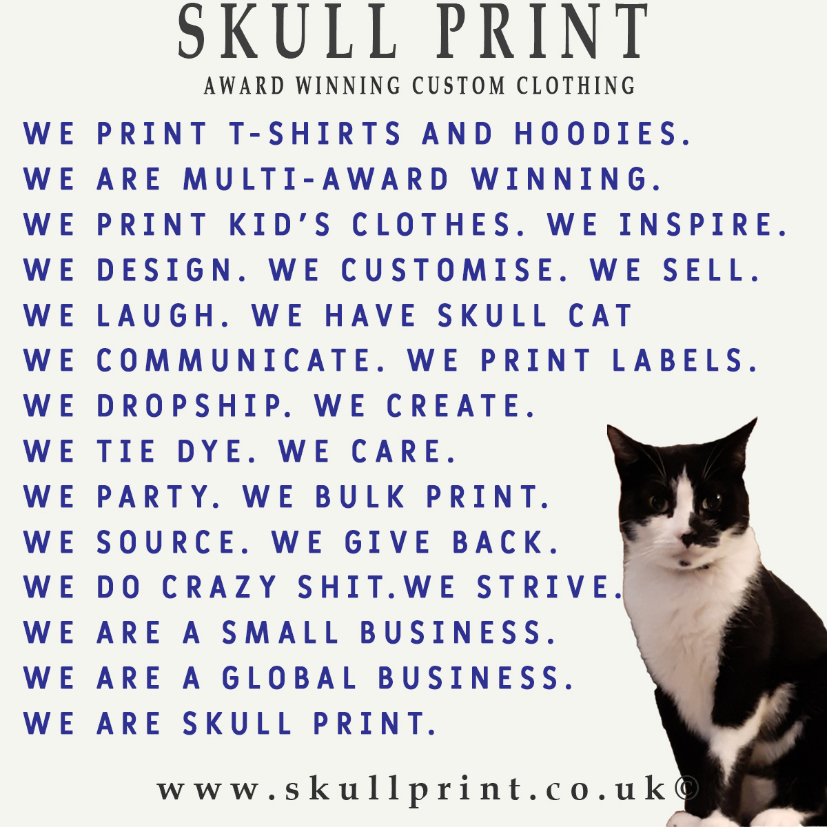 There's still 5 for 4 across the website until end November.  Order 5 and we'll refund the cost of one

skullprint.co.uk