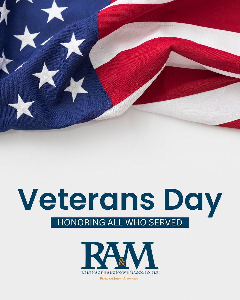 RamLawNJ's tweet image. Today, we honor the courage, dedication, and sacrifice of our nation’s veterans. Thank you for your service and for protecting our freedom.

#RAMLaw #VeteransDay
