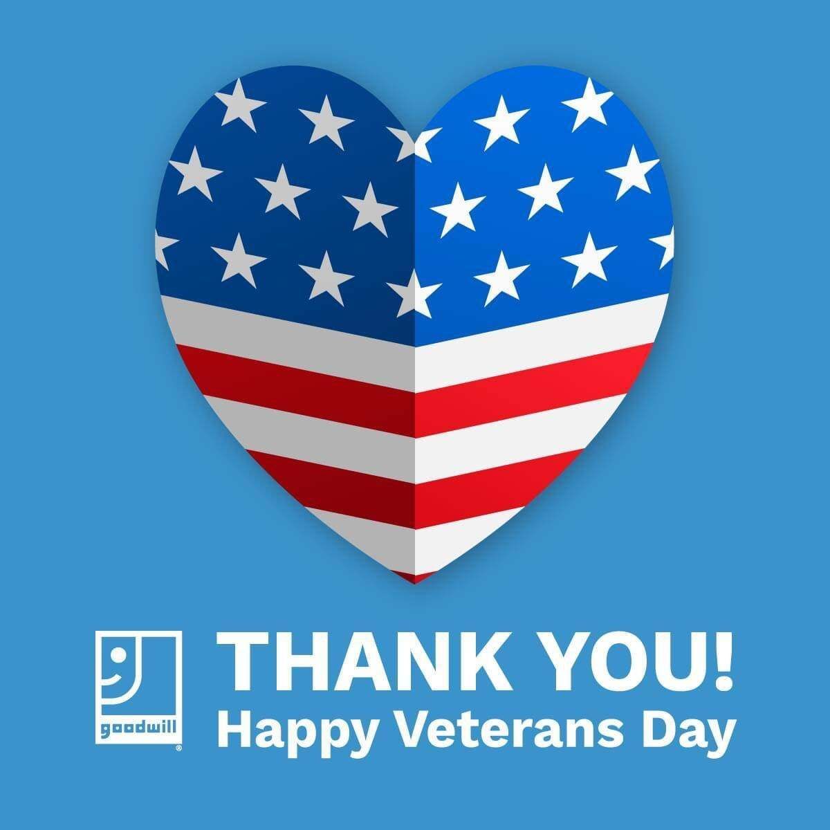 MarionGoodwill's tweet photo. Today, we pause to honor and thank the brave men and women who have served our country. Your courage, dedication, and sacrifice inspire us every day.
Thank you for your service — today and always.
#VeteransDay #ThankYouVeterans #GoodwillStrong #GoodHappensHere https://t.co/erpSBYgVF8