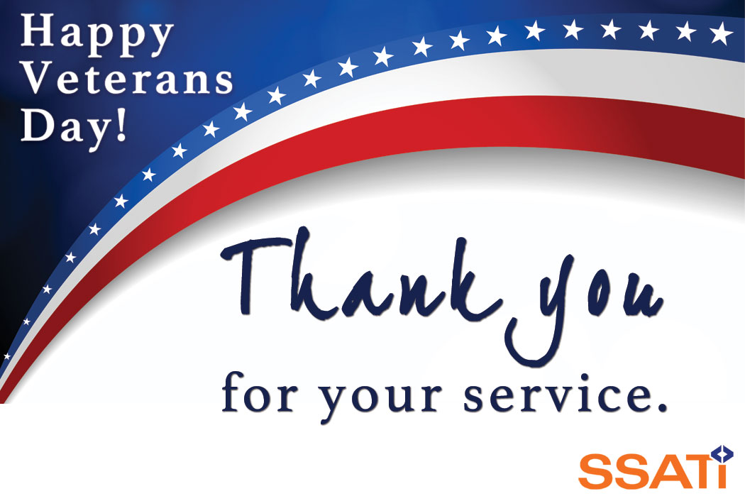 ssati2003's tweet photo. As we observe Veterans Day, SSATI thanks and honors all of our veterans, especially the many who we are proud to call part of our employee family as a veteran-owned small business. On Veterans Day and every day, we appreciate your service and your sacrifice. https://t.co/iKSxvzKwoO