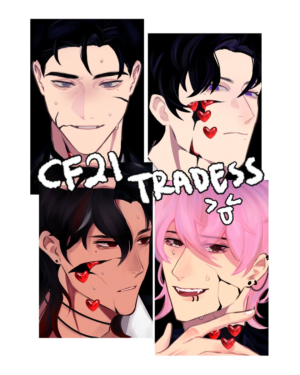 hullo guys aku open ocs pc trade di #CF21 feel free to visit me on D-17!! limited stocks yaa :D

#comifuro21 #CFXXI