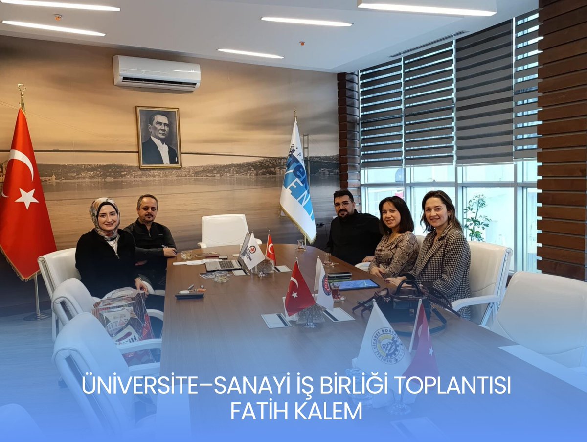 🏭 Üniversite–Sanayi İş Birliği Toplantısı | Fatih Kalem
Pamukkale Teknokent olarak Doç. Dr. Emre Arabacı ve Fatih Kalem temsilcileriyle bir araya geldik. Toplantıda Ar-Ge çalışmalarının geliştirilmesi ve ortak projeler üzerine verimli görüşmeler yapıldı. 🤝 #Fatihkalem #Denizli