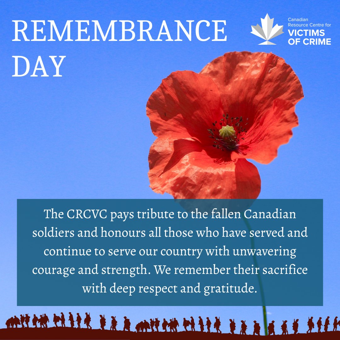 CRCVC's tweet image. On Remembrance Day we honour the courage, sacrifice and service of Canadian soldiers. We remember. We thank you.
Our Office will be closed Tue 11 Nov 2025 and reopens Wed 12 Nov at 8:30 a.m. #RemembranceDay #LestWeForget #TwoMinutesSilence