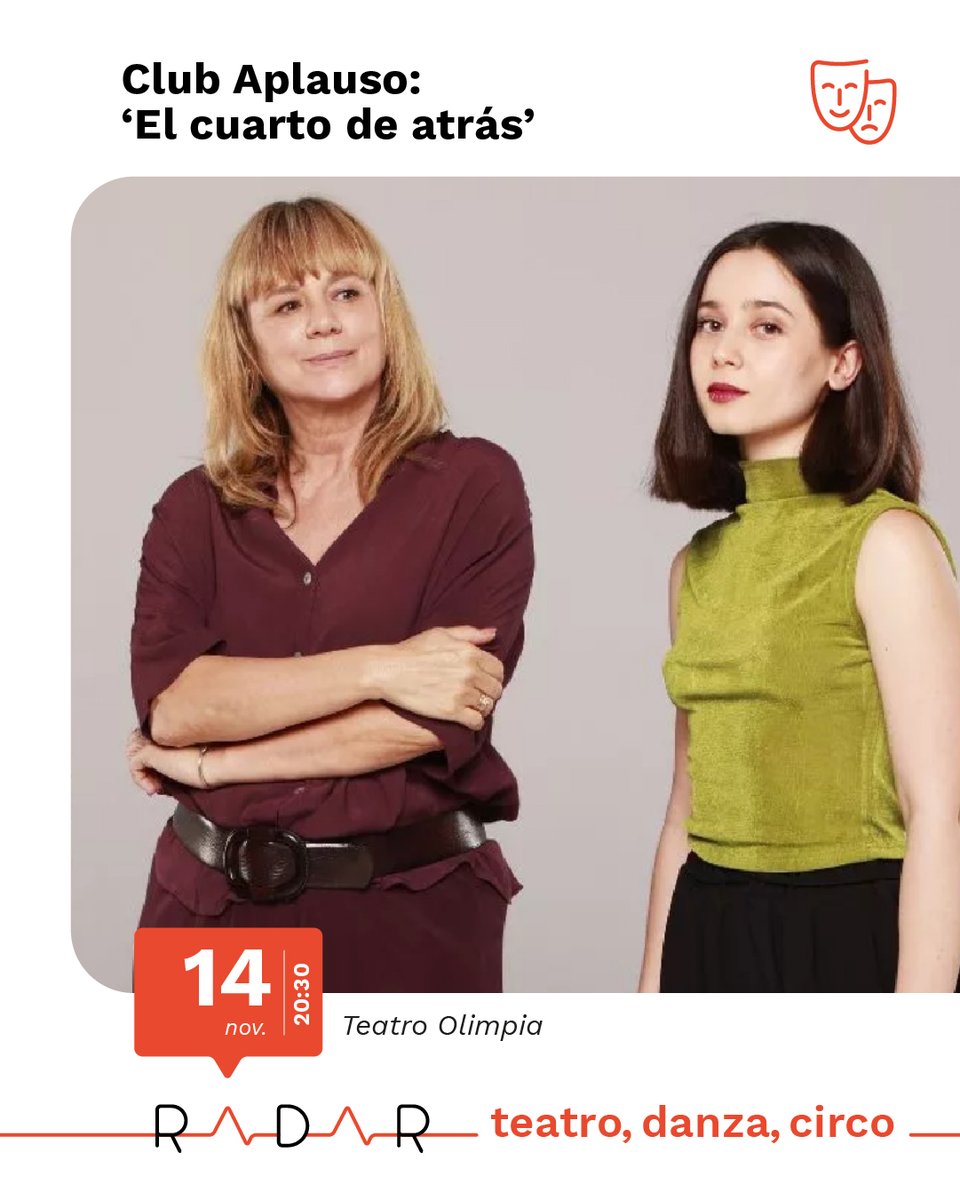 Emma Suárez protagoniza un largo y apasionante viaje entre un juego de infancia y un cuento en esta obra de Carmen Martín Gaite que fue Premio Nacional de Narrativa en 1978 🥇

🎟teatroolimpia.escenaonline.com/par-public/res…
🌐radarhuesca.es/eventos/club-a…
#radarhuesca #huesca