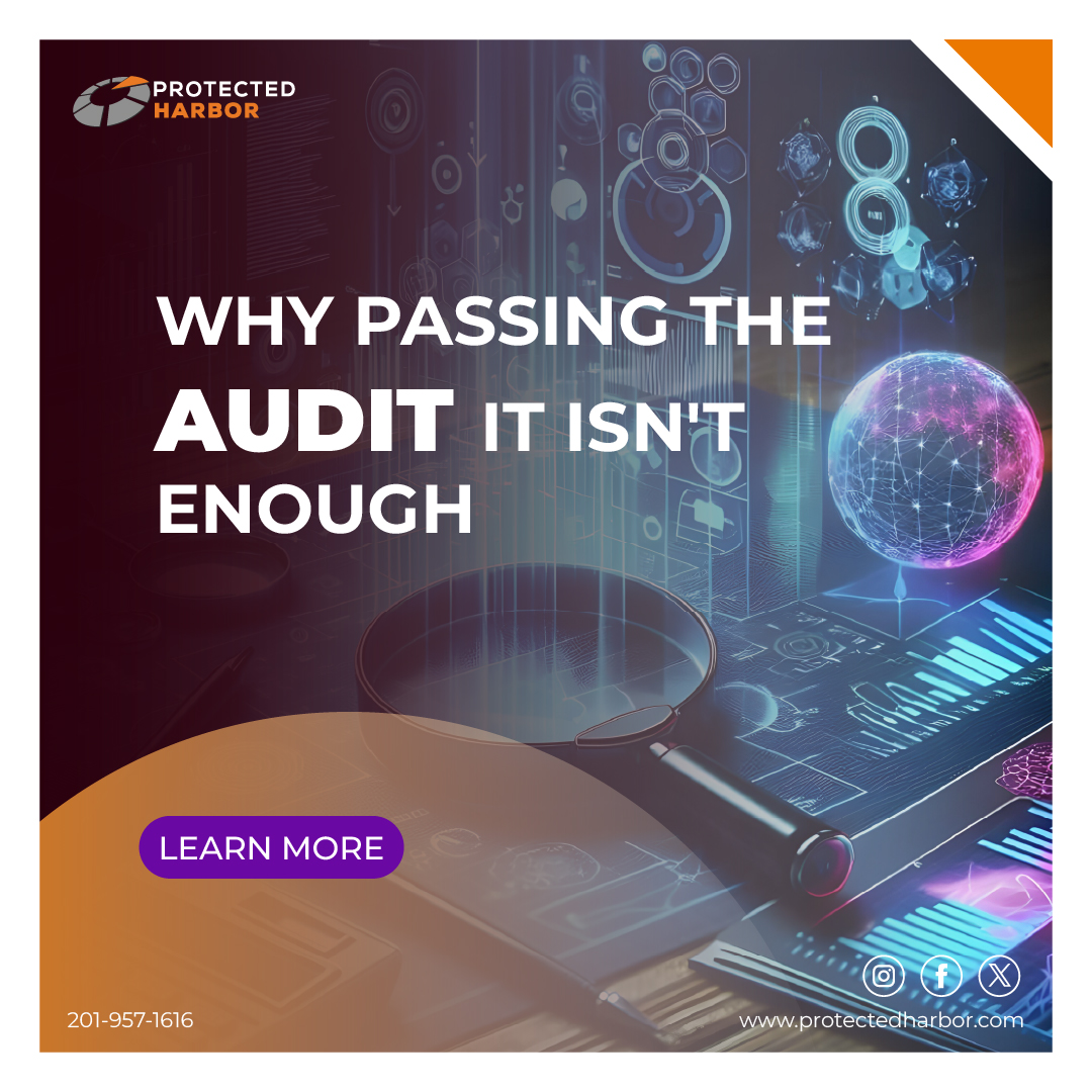 Passing your audit ≠ protection.

Compliance proves you met the standard once.
Real resilience means staying compliant every day.
Learn why passing the audit isn’t enough → 

tinyurl.com/5yptt832

#Compliance #ITSecurity #CyberSecurity  #hipaa  #AuditReady #ProtectedHarbor