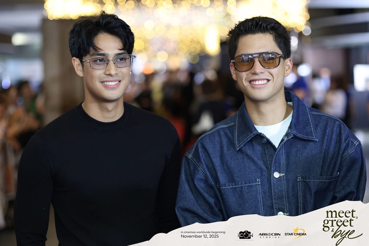 Donny and Kyle at the “Meet, Greet &amp; Bye” premiere night ❤️‍🔥

<a href="/donnypangilinan/">Donny</a> 
#DonnyPangilinan