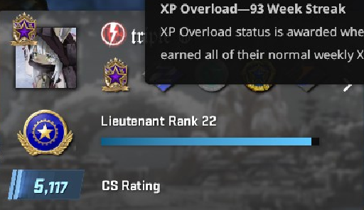 93 weeks xp overload🫡
not feeling to safe anymore about purple medal but should be possible