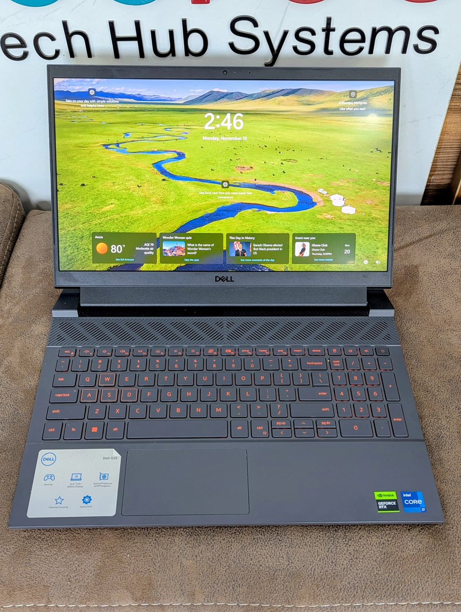 techhubstoregh's tweet photo. Pre-owned and in pristine condition 
Dell G5 15 5530 Gaming 
Dark Shadow Grey
15.6” Full HD 360Hz IPS 
13th Generation Intel®️ Core™️ i7-13650HX UpTo 4.90GHz 14Cores
16GB DDR5 RAM
1Tb SSD
NVIDIA GeForce RTX 4060 8GB Dedicated
Backlit Keyboard

🏷️ GHc9,850
📍 Lapaz Nyamekye https://t.co/wUfIVR07VO