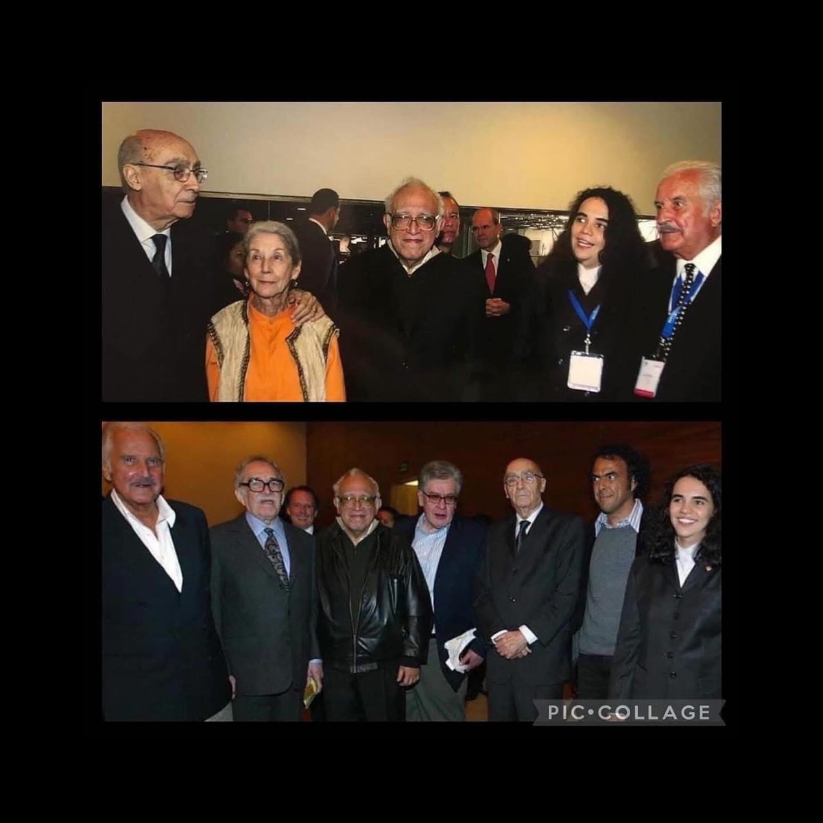 Recordando a Carlos Fuentes, quien nació el 11 de noviembre de 1928, y quien aparece aquí con Saramago, Gordimer, Monsiváis, Sáizar, García Márquez, Pacheco y González Iñárritu, en las fotos de Carlos Cisneros.

“«La región más transparente» fue la primera y la última novela