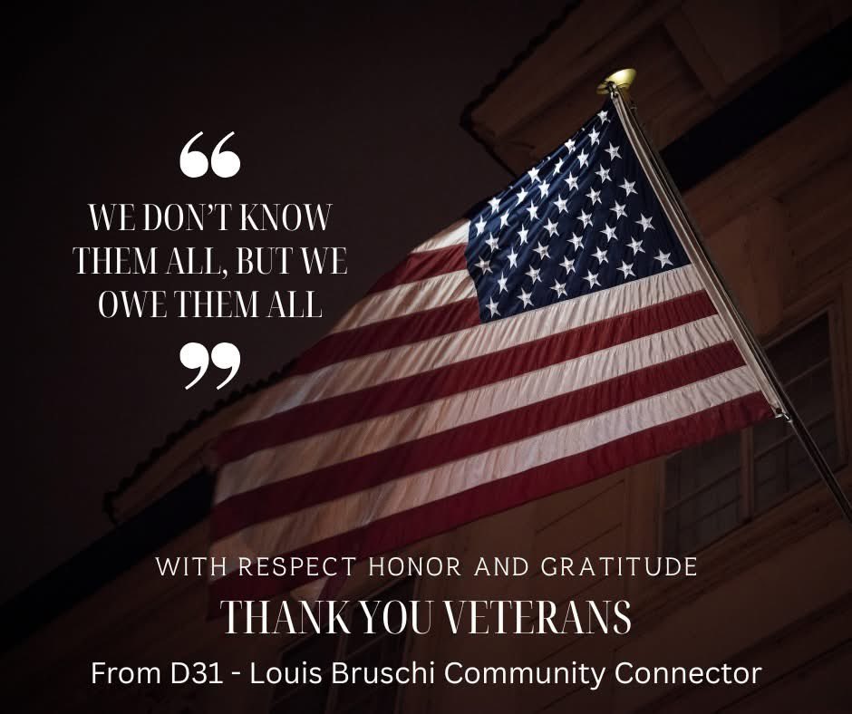 Happy Veterans Day. Thank you for your service, sacrifice, and for defending our freedom! 🇺🇸
<a href="/DocPalton/">Doc Palton</a> <a href="/CChavezD31/">Christine Chavez</a> <a href="/christineloug14/">Christine Loughlin</a> <a href="/CSD31SI/">CSD31StatenIsland</a>