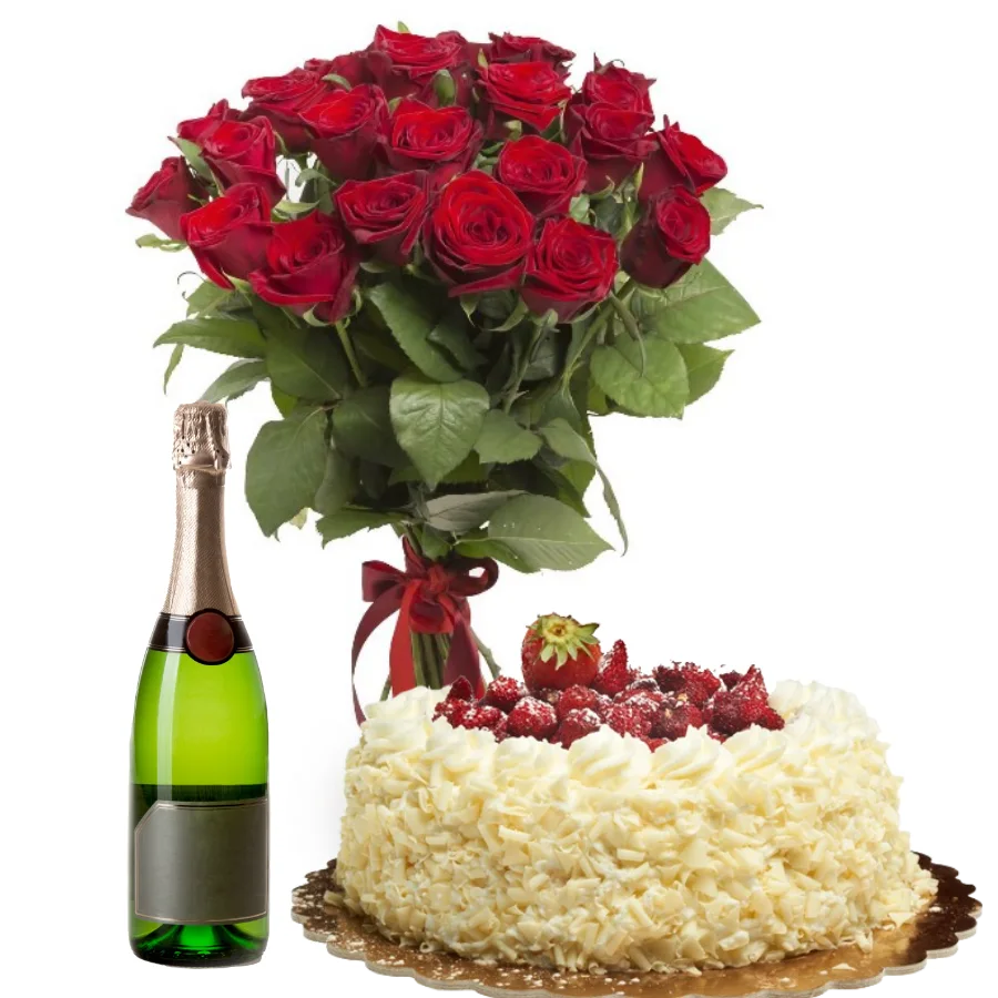 wineflowers's tweet photo. Cerchi il regalo perfetto per sorprendere una persona speciale? Questo esclusivo set regalo unisce l'eleganza senza tempo delle rose rosse, la dolcezza di una torta artigianale e la raffinatezza di una bottiglia di spumante. 
https://t.co/06T0UcSwzW https://t.co/htkilkKOp2