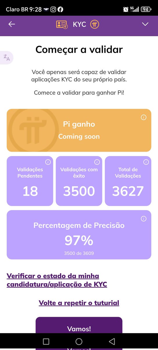 OJSilber's tweet image. Acabo de llegar a las 3500 validaciones exitosas #Pinetwork #PiNetworkMainnet #Pibrowser #pikyc I just reached 3500 successful validations @PiCoreTeam #Brasil #Venezuela #Ecuador Acabei de atingir 3500 validações bem-sucedidas