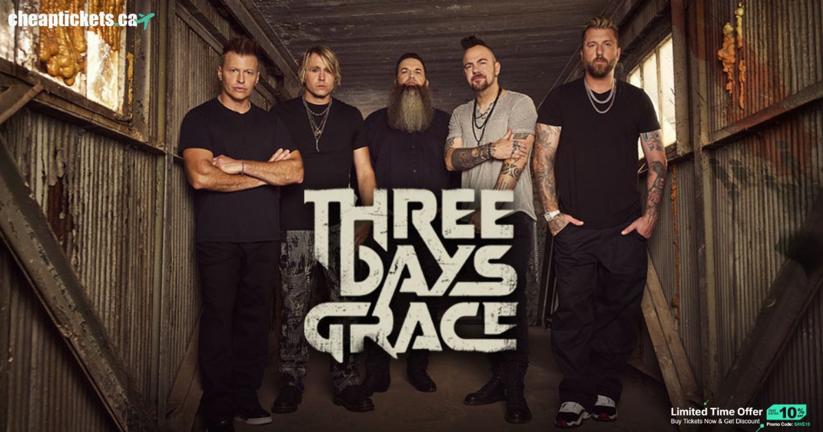 cheaptickes's tweet photo. 🎸 Rock out with #ThreeDaysGrace live! ⚡ High-energy hits, powerful vocals &amp; unforgettable vibes await. Don’t miss it #grabyourtickets now! 🎟️https://t.co/q8emjcpeAw🔥https://t.co/ACtuL7Q2VK

Save 10% OFF with code SAVE10.
#LiveRock #ConcertVibes #AlternativeRock https://t.co/WAOgvFmp7R