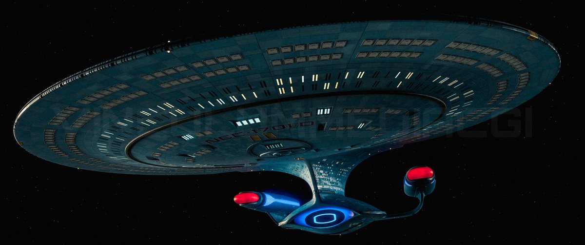 camelcitybarber's tweet photo. Quick render I did of the Enterprise-D with the Generations Aztec paint scheme. #GalaxyClassStarship #USSEnterpriseD #NCC1701D #STARTREK #STARTREKTHENEXTGENERATION #STARTREKGENERATIONS https://t.co/vVOUAxWJYd