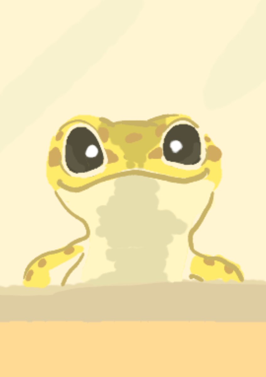 人間を見下すレオパ