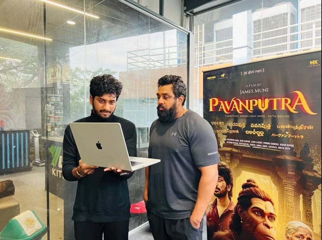DhruvaTrends1's tweet image. Our Beloved #DSBoss Launching India's First Spiritual Thriller AI Short Film #Pavanputra 😍🙏 

Viewers are Calling it "Divine and Daring" 

Watch Now - youtu.be/9M3sY2z52Y4?si… 

#DhruvaSarja #JamesMuni #KDTheDevil 
@DhruvaSarja