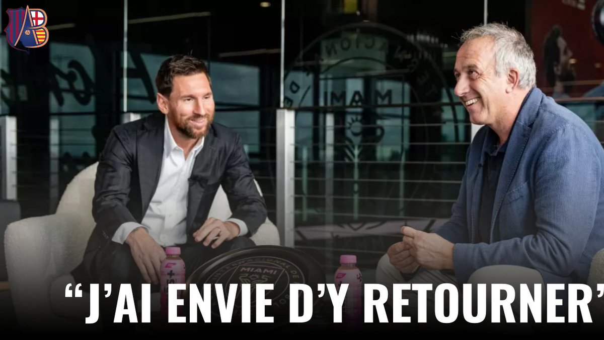 ActualiteBarca's tweet photo. 🚨 MESSI S'EXPRIME SUR LE FC BARCELONE (INTERVIEW TRADUITE VOSTFR)

👉https://t.co/x3tzsplbaE https://t.co/gGfdlGivQG