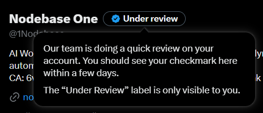 1Nodebase's tweet image. It&apos;s taking actual days