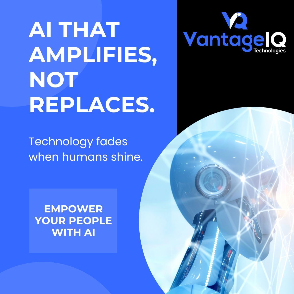 Vantage_IQ's tweet image. AI should support people, not replace them. 

Design with human at the centre. 

🔗 cal.com/vantageiqtechn… 

#AI #HumanCenteredTech
