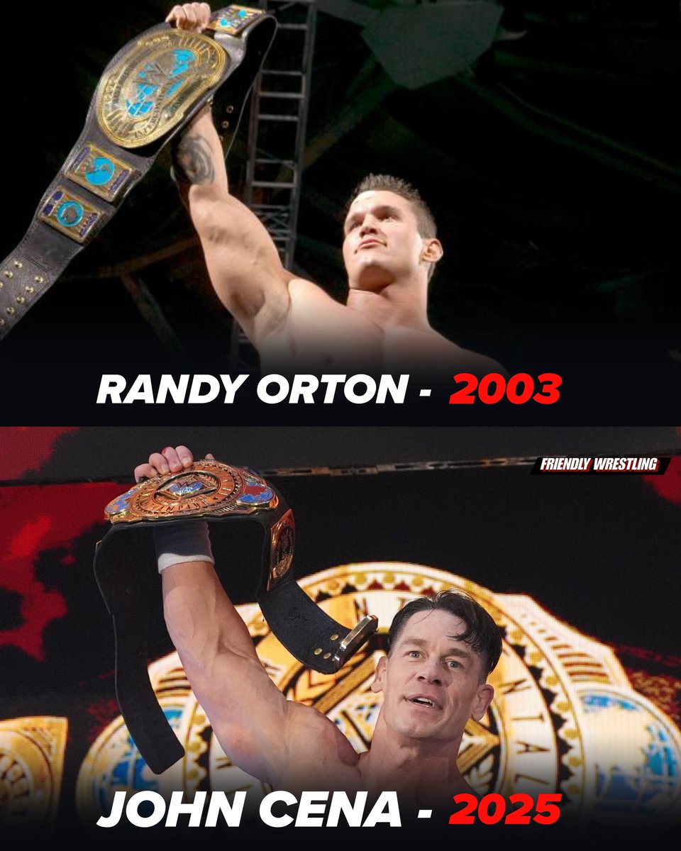 John Cena &amp; Randy Orton are became the only OVW wrestlers who held IC title only 1 time in their career 🔥