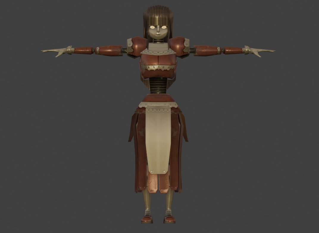 MiridemaProject's tweet photo. 🛠️ DEVLOG - our "friendly" robot

Another day, another deadly robot design! 

Created the most adorable murder-bot today! Her activation protocol involves... well, let's just say players should run...

#indiedev #indiegame #gamedev #horrorgame https://t.co/kI6883bny5