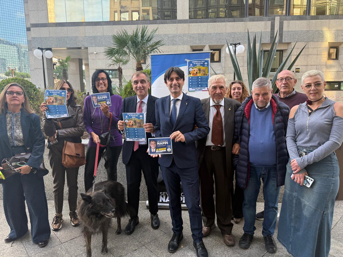 ManfrediPotenti's tweet photo. 🔵 A #NAPOLI CON GLI #AMICI DEL #DIPARTIMENTO #TUTELA DEL #BENESSERE DEGLI #ANIMALI ED IL CONSIGLIERE REGIONALE, @severino_nappi

Mattina elettorale per supportare la proposta del nostro candidato Lega, On. Severino Nappi Consigliere regionale...

https://t.co/ECDStOSPIO https://t.co/79kMGJlGwB