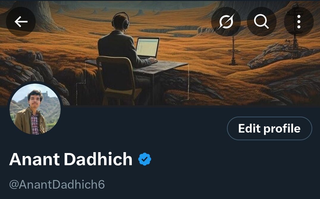 Anant Dadhich tweet media