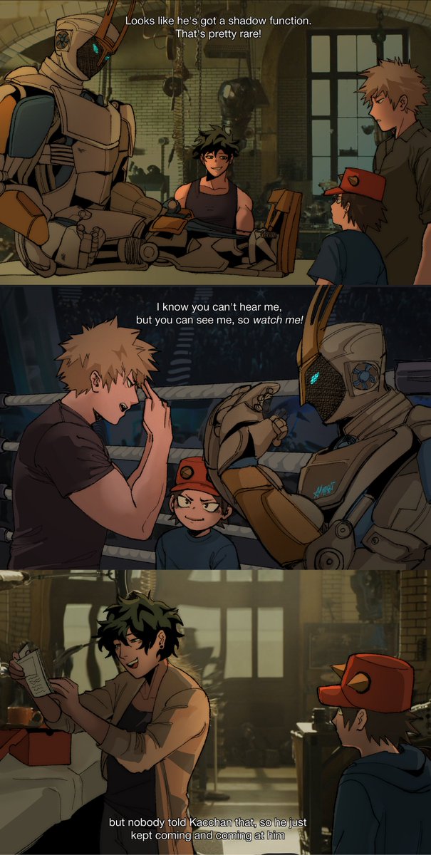 more of the real steel (2011) au but now #BKDK-ified