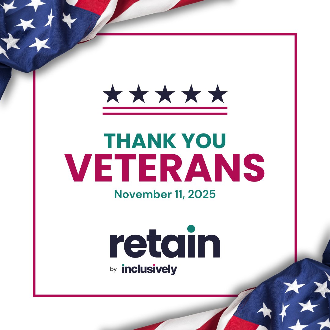 WorkInclusively's tweet image. Today we honor the veterans who have served our country and those who continue to lead every day in the workforce.

We’re proud to support workplaces where veterans’ experience continues to lead.

#VeteransDay #InclusionAtWork #FutureOfWork #RetainByInclusively