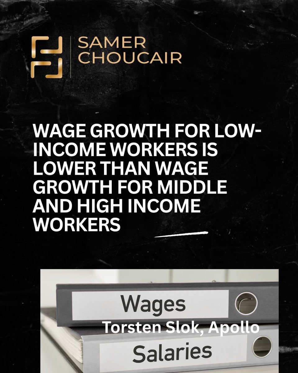 “Today, wage growth for low-income workers is significantly lower than wage growth for middle- and high-income workers.” Torsten Slok, Apollo

The K-shaped economy isn’t just a U.S. story anymore. In Saudi Arabia, Vision 2030 is accelerating high-skill, high-wage sectors finance,