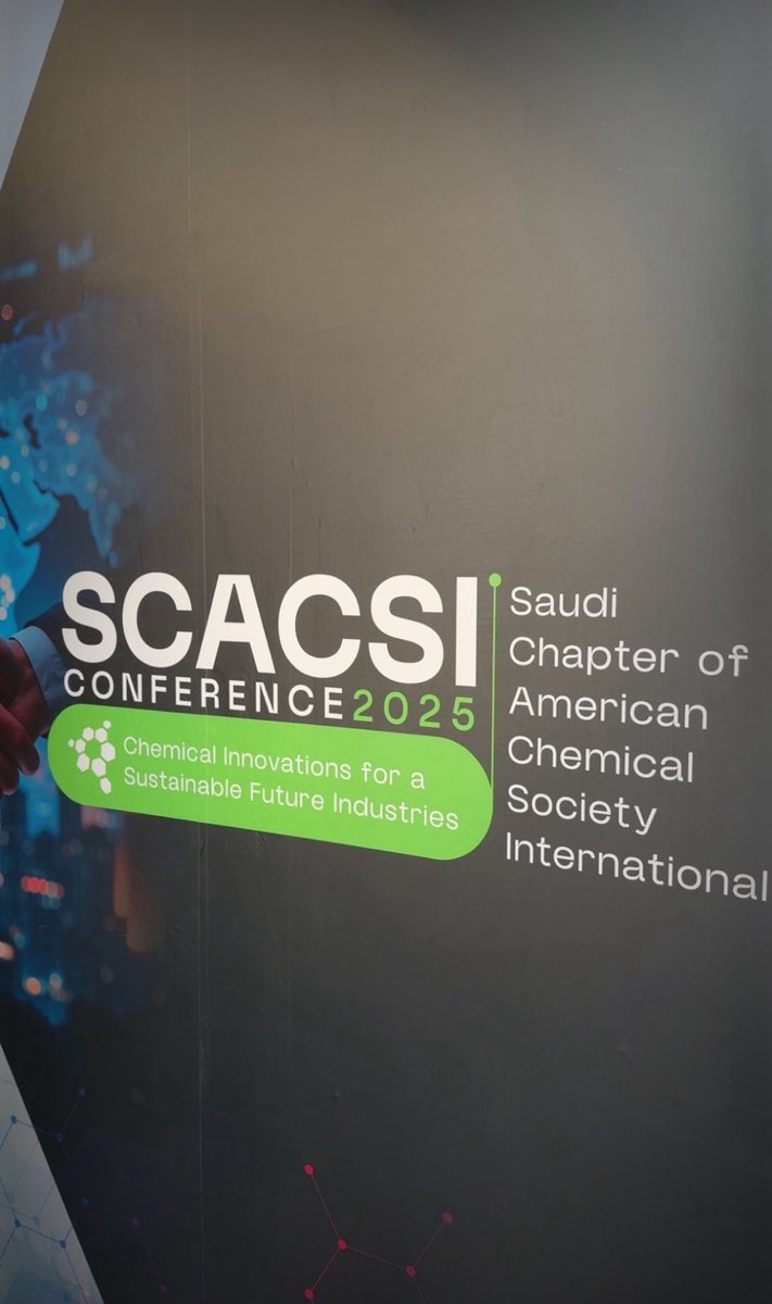 magicalunicornq's tweet image. Loving the Chemistry ACS Conference at KFUPM 💙🔬✨ Had a great time with my friends! 👯‍♀️
#KFUPM #ACS #Chemistry